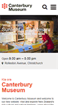 Mobile Screenshot of canterburymuseum.com